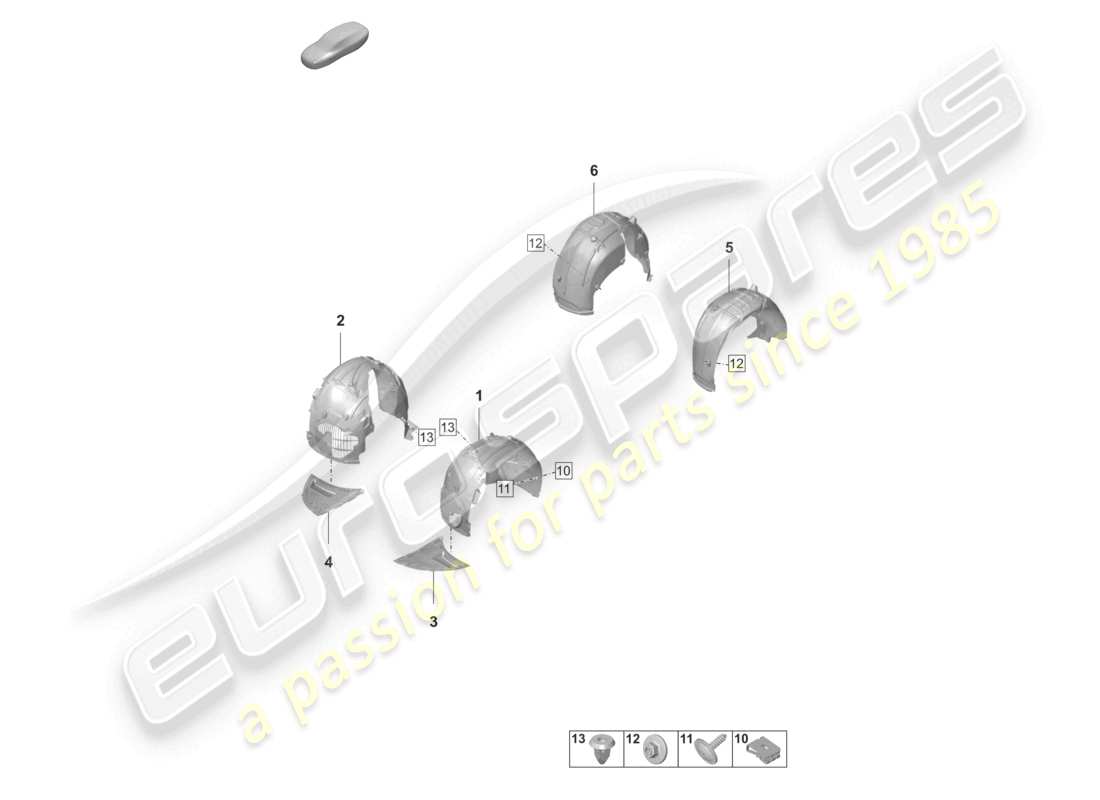 part diagram containing part number n 10516801