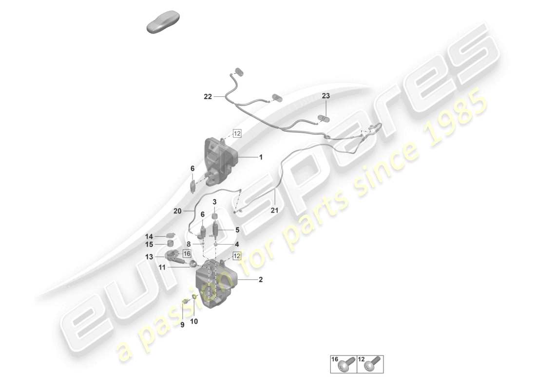 part diagram containing part number pab955651