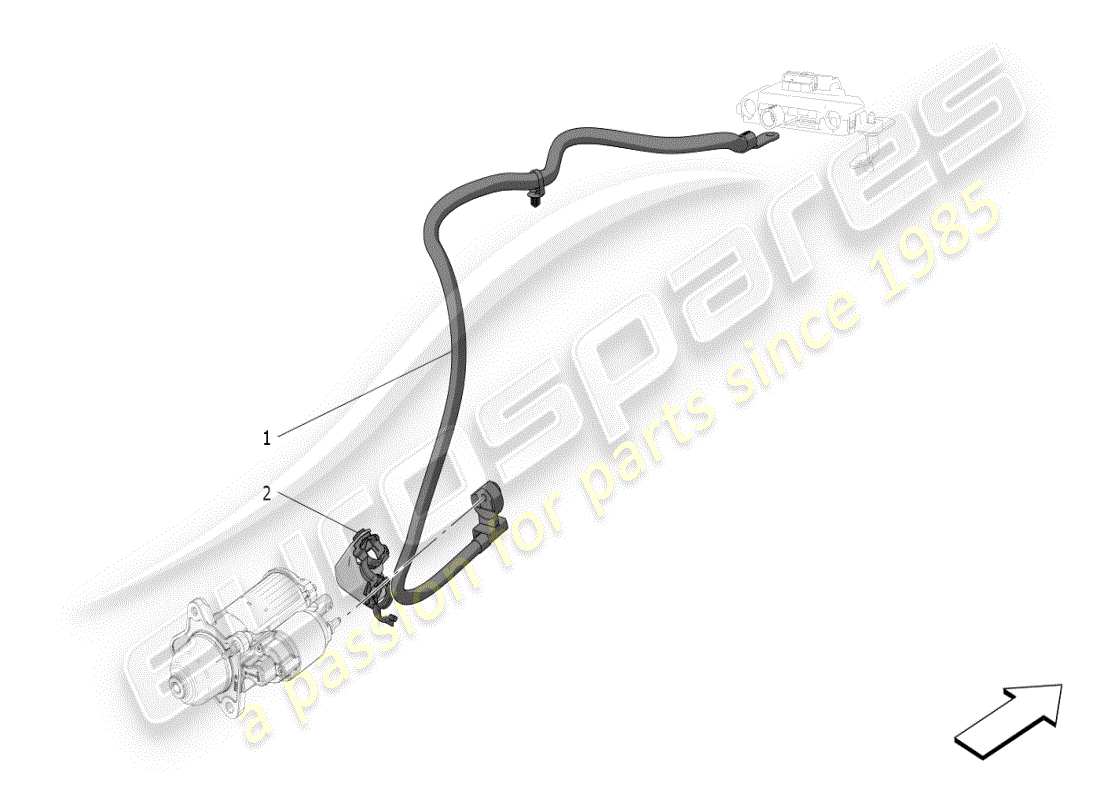 maserati grecale modena (2023) main wiring part diagram