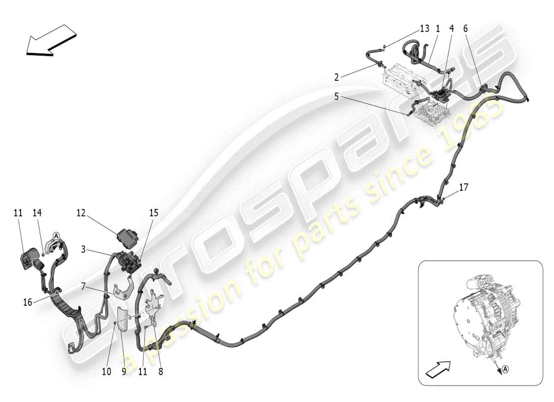 maserati grecale modena (2023) main wiring part diagram