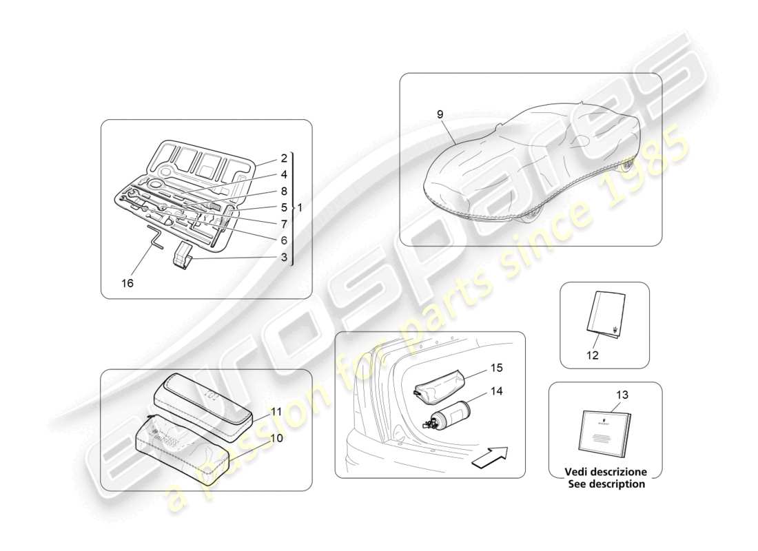 part diagram containing part number 85465000