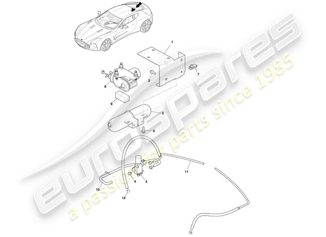 part diagram containing part number ay93-9e488-aa