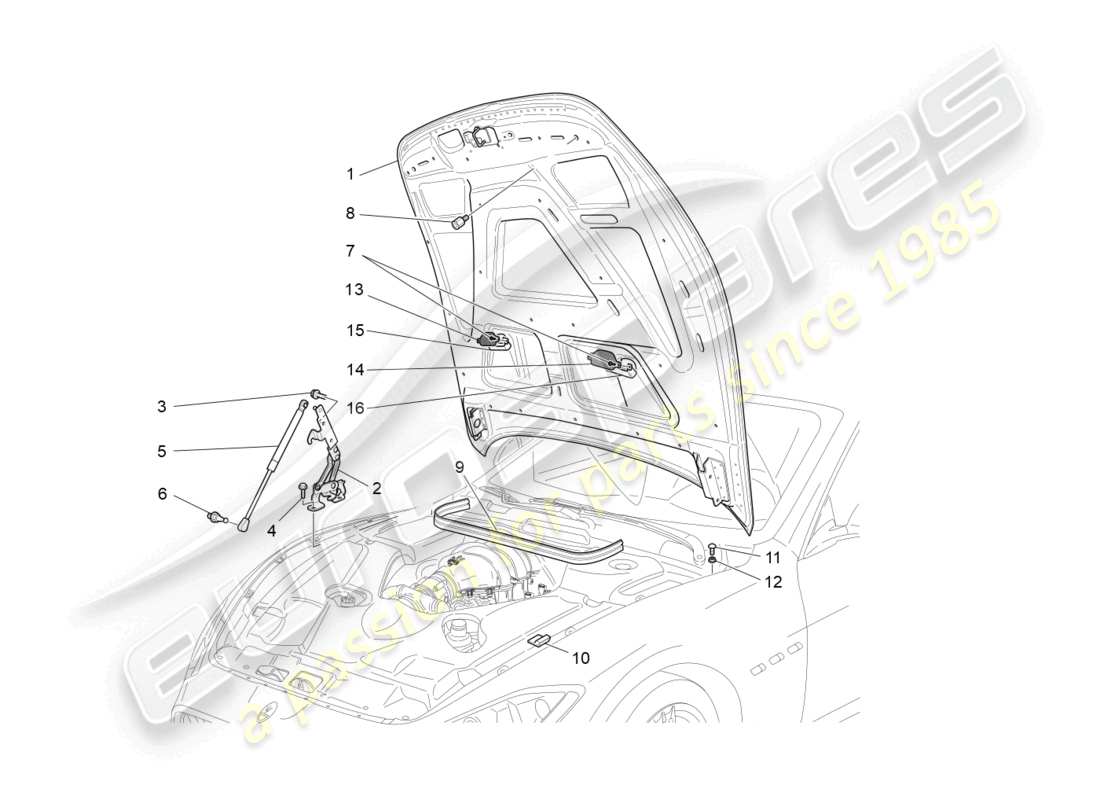 part diagram containing part number 83570000