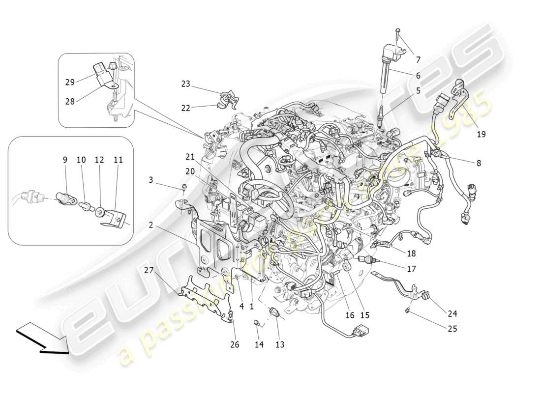 part diagram containing part number 675001151