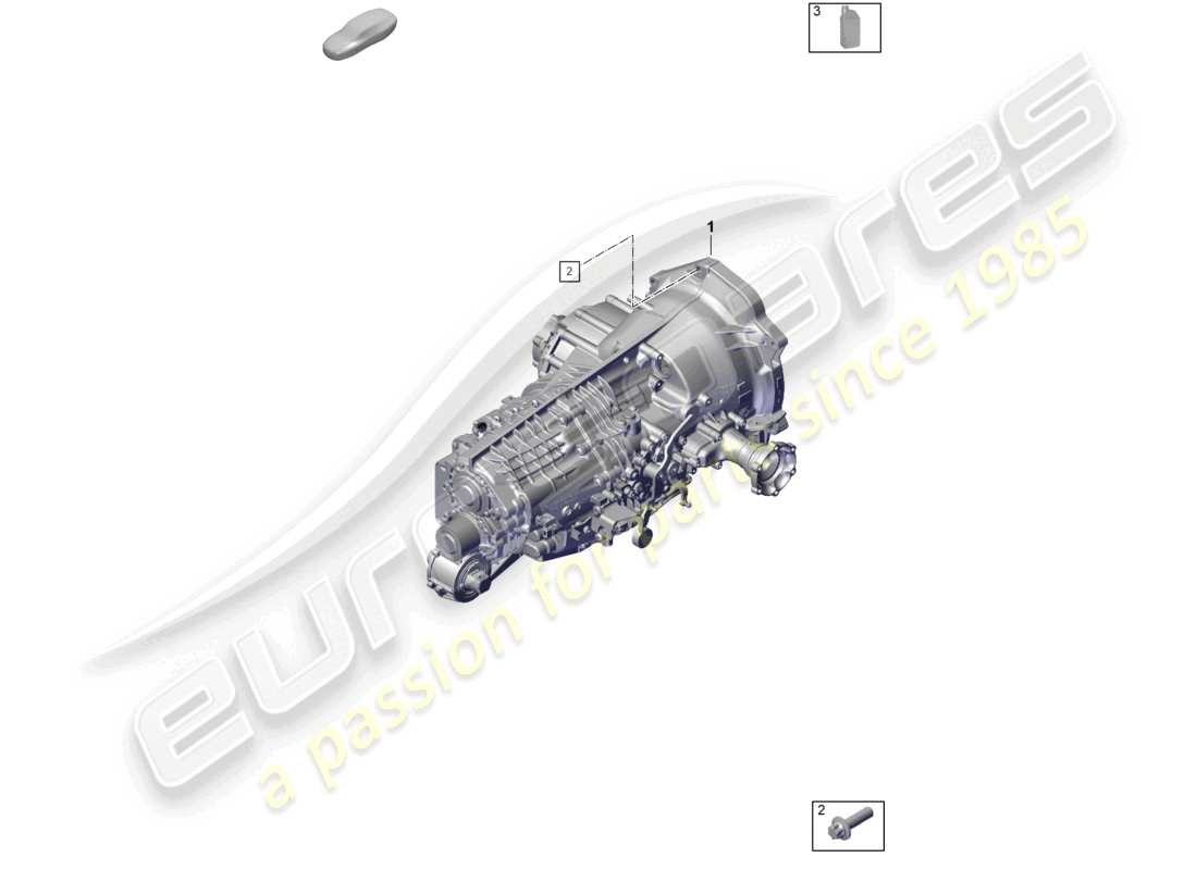 porsche 992 gt3/rs/st (2023) manual gearbox transmission fluid part diagram