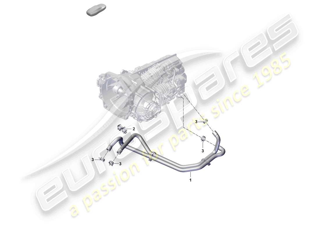 porsche 992 gt3/rs/st (2023) manual gearbox cooling system for gear oil part diagram