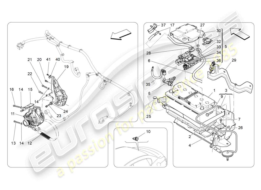 maserati ghibli (2015) energy generation and accumulation part diagram