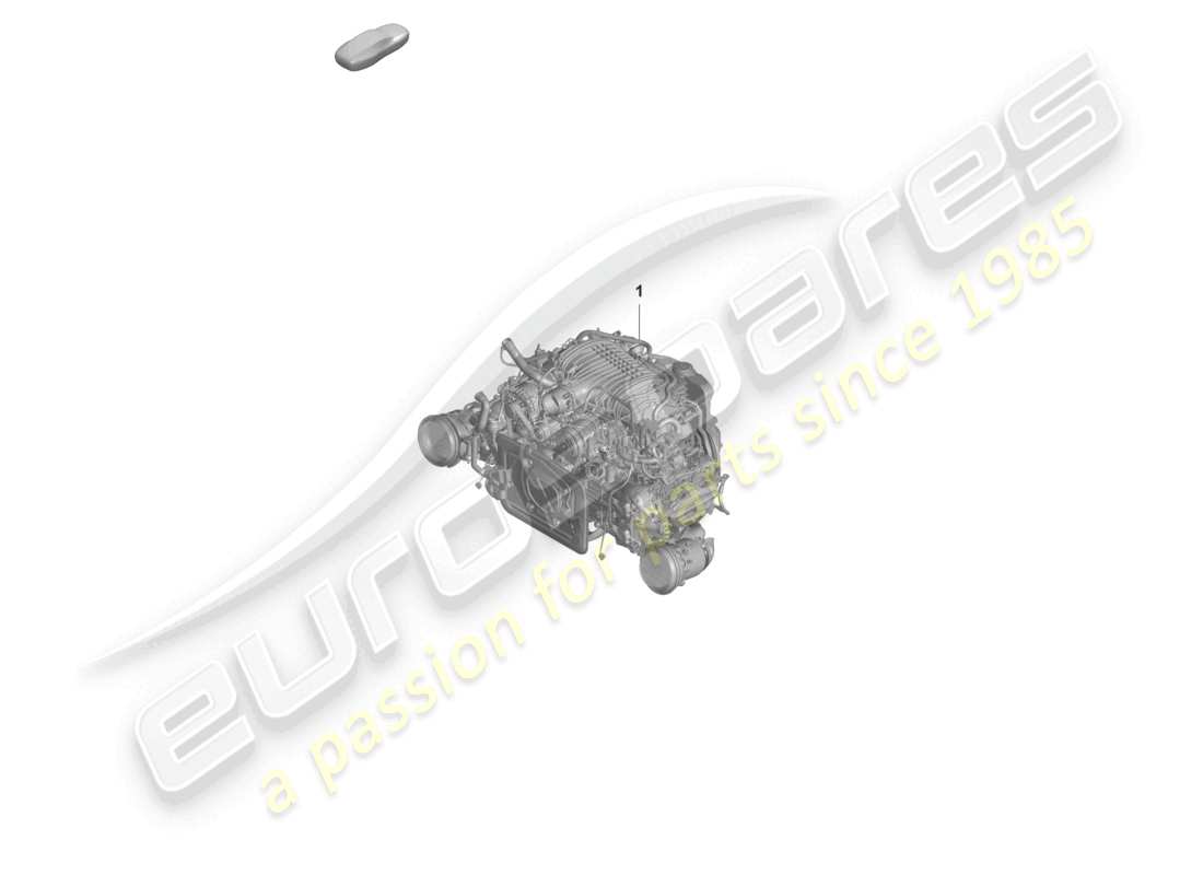 porsche 992 gt3/rs/st (2023) replacement engine but without: petrol particulate filter part diagram