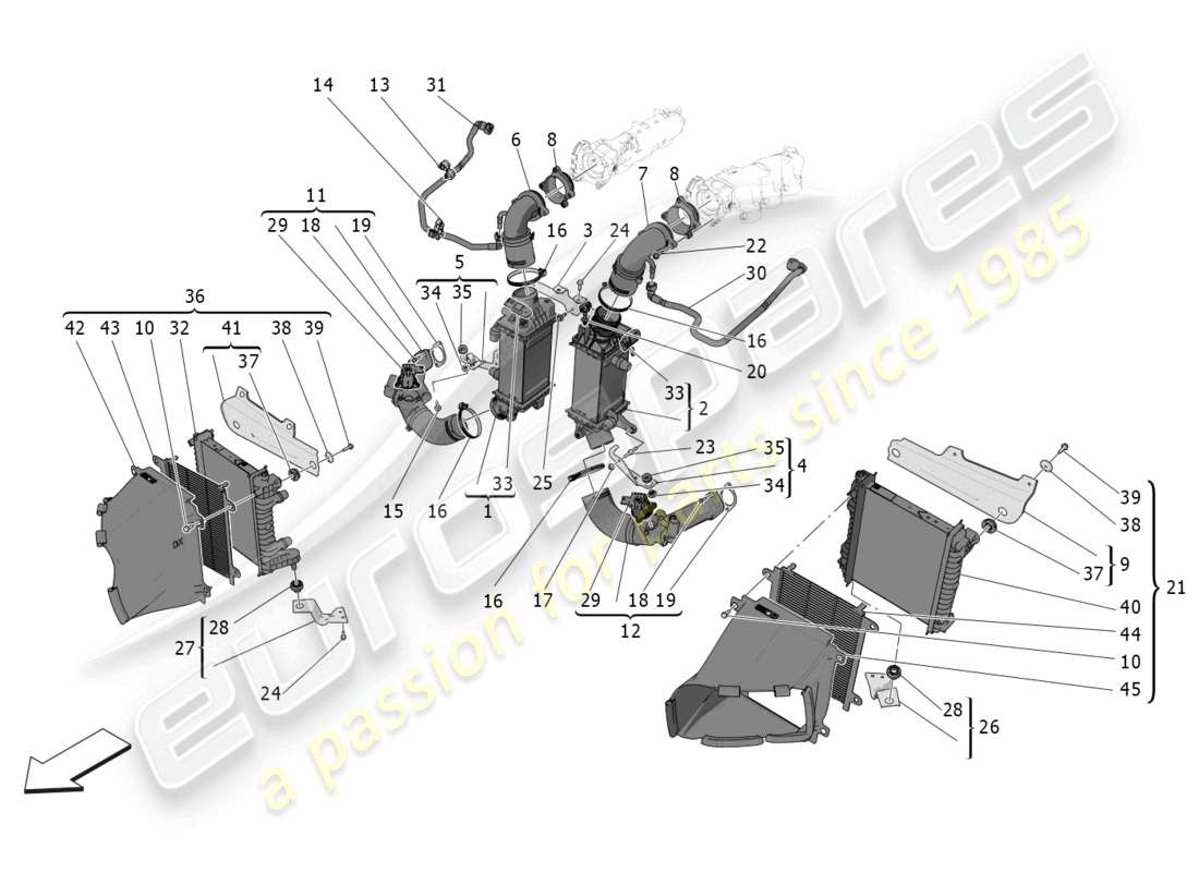 part diagram containing part number 675001057