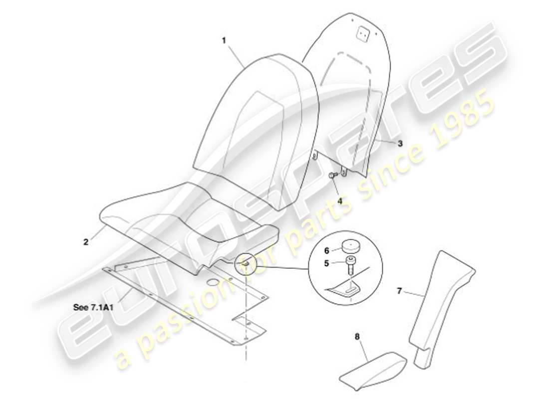 part diagram containing part number 1r12-745188-aaw