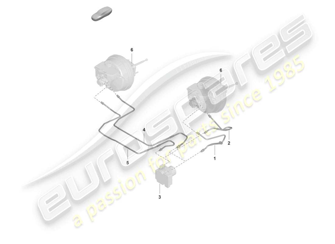 porsche 992 gt3/rs/st (2024) brake pipe from hydro unit to coolant expansion tank part diagram