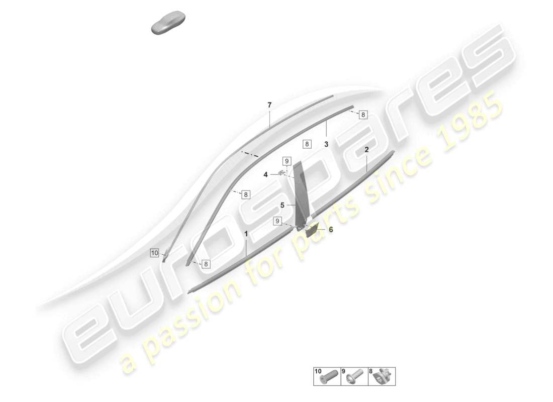 part diagram containing part number n 90953004