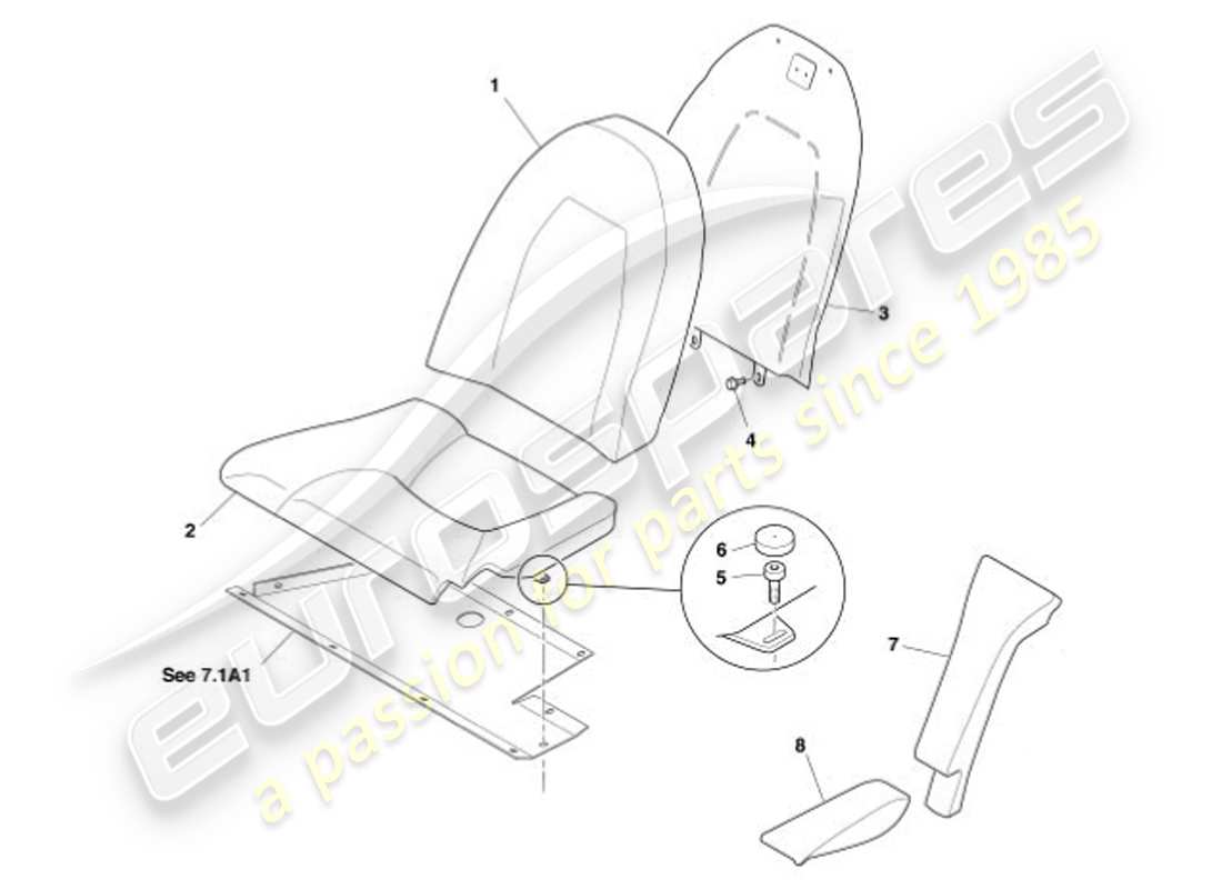 part diagram containing part number 699698