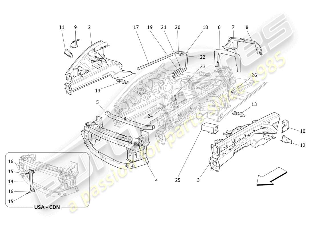 part diagram containing part number 82702100