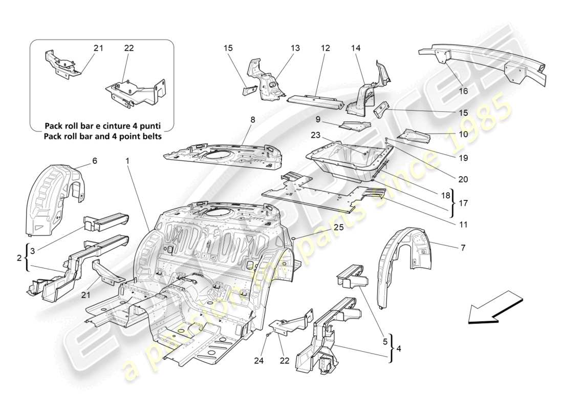 part diagram containing part number 69054900