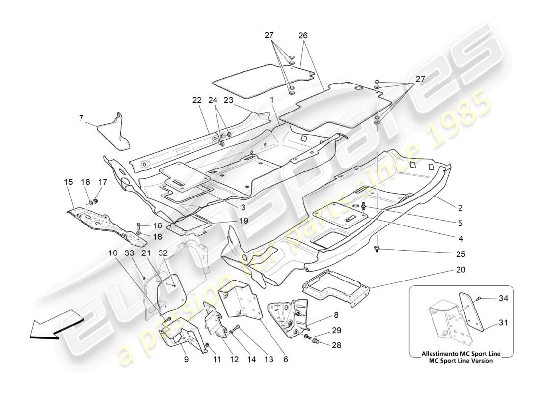 part diagram containing part number 68191906