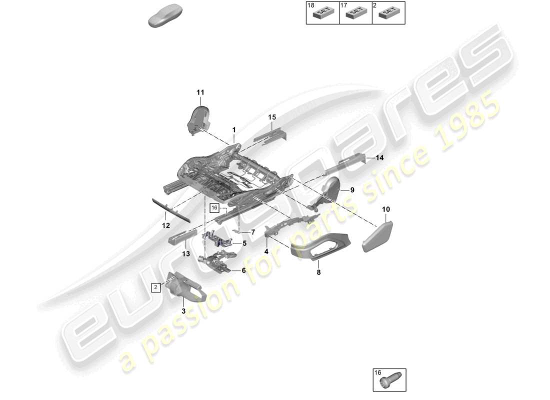 VIEW PARTS DIAGRAMS FROM THE PORSCHE PANAMERA PARTS CATALOGUE a part diagram from the porsche panamera parts catalogue