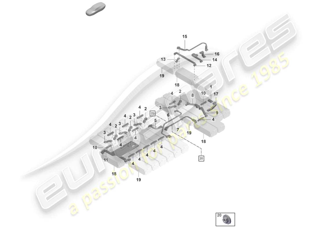 part diagram containing part number n 10017304