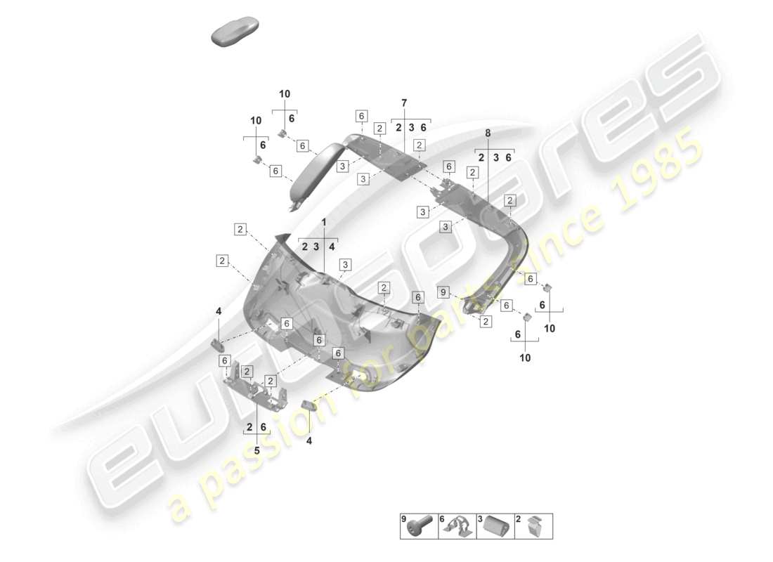 part diagram containing part number 9a7867190a