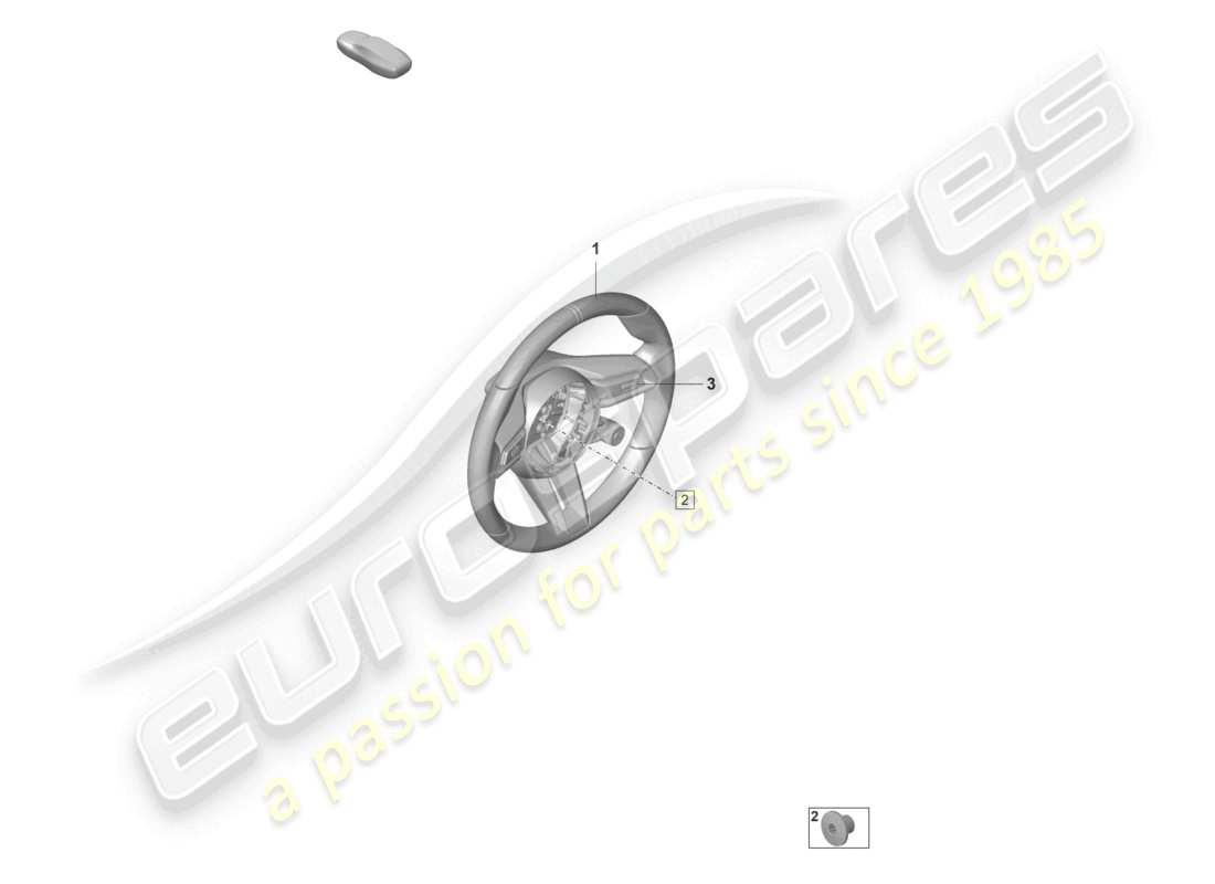 a part diagram from the porsche 992 parts catalogue