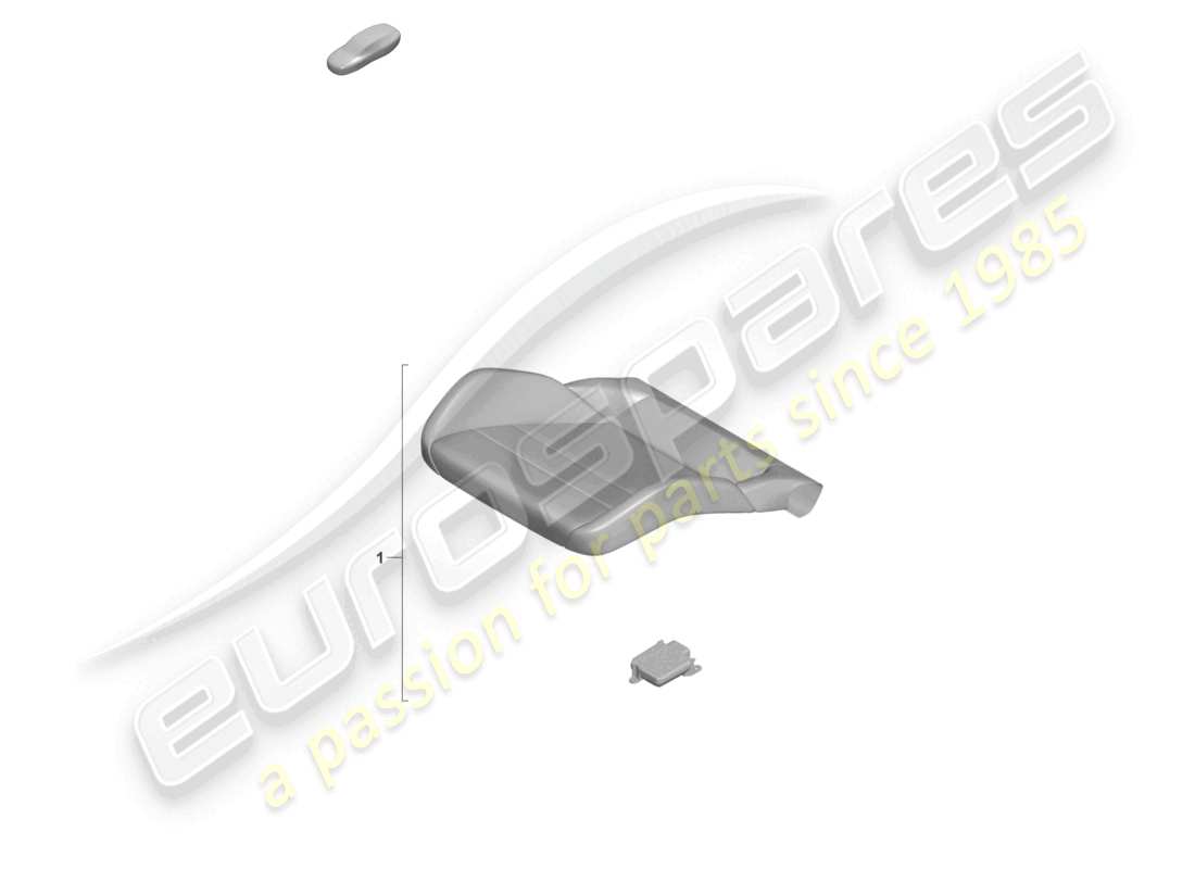 porsche 992 gt3/rs/st (2024) repair set for seat occupied sensor (passenger side) only for: usa canada part diagram