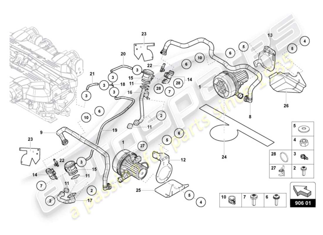 part diagram containing part number 06l906052a