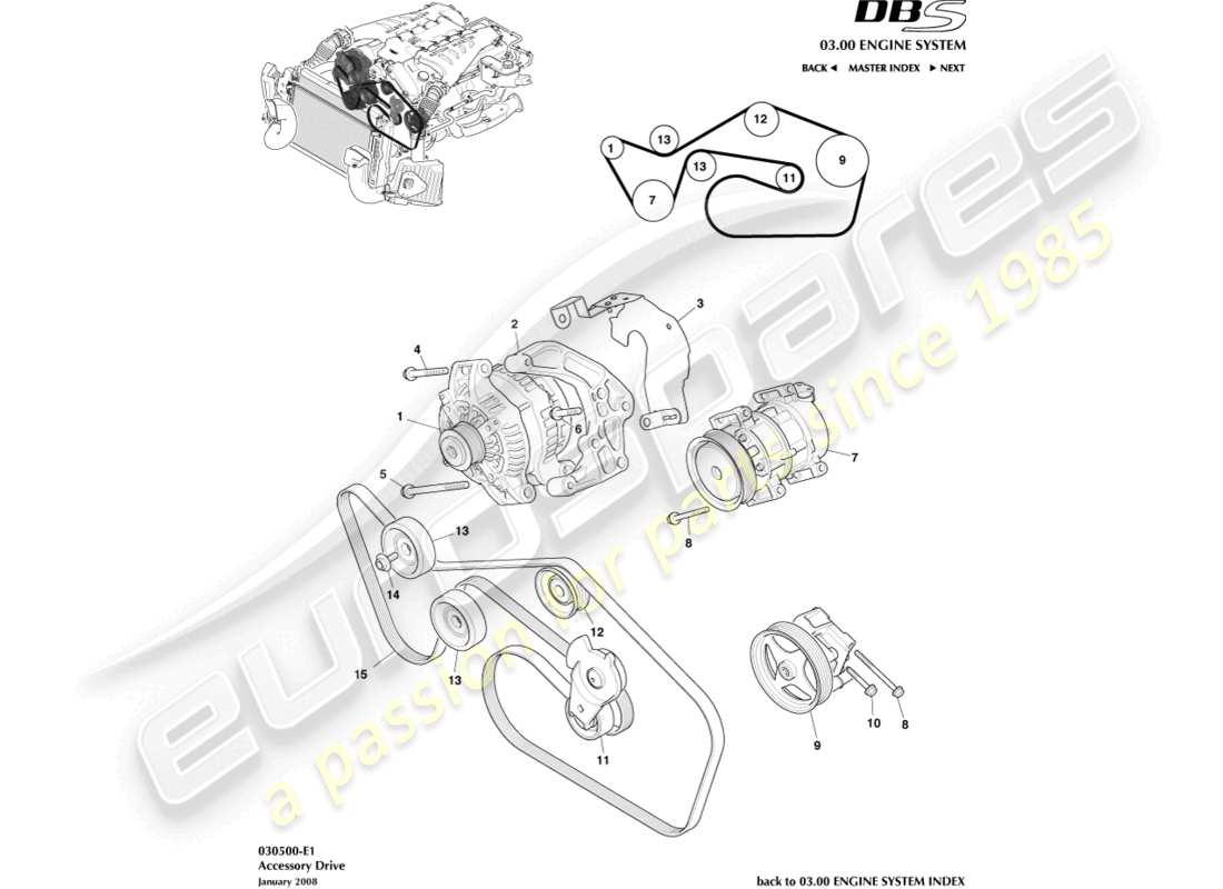 part diagram containing part number 8g43-10a346-ba