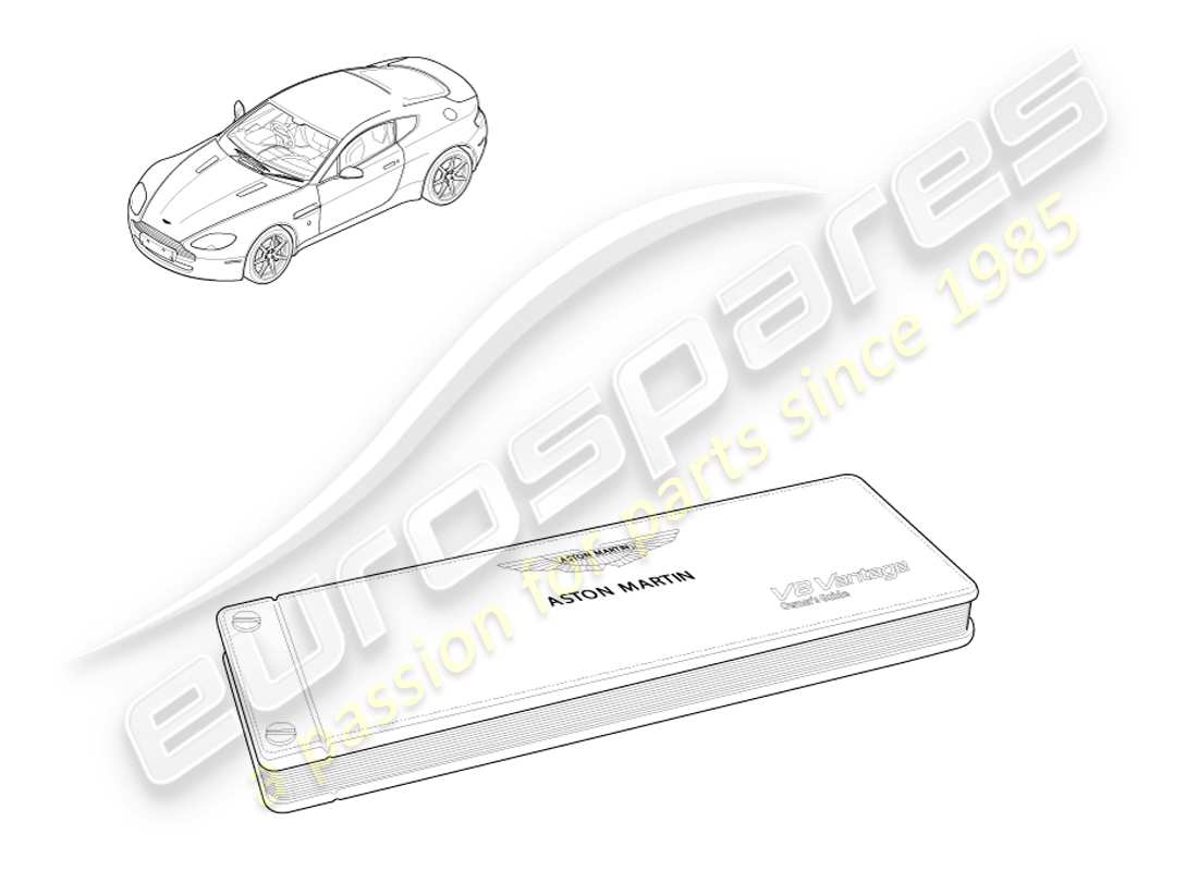 aston martin v8 vantage (2005) owners guide part diagram