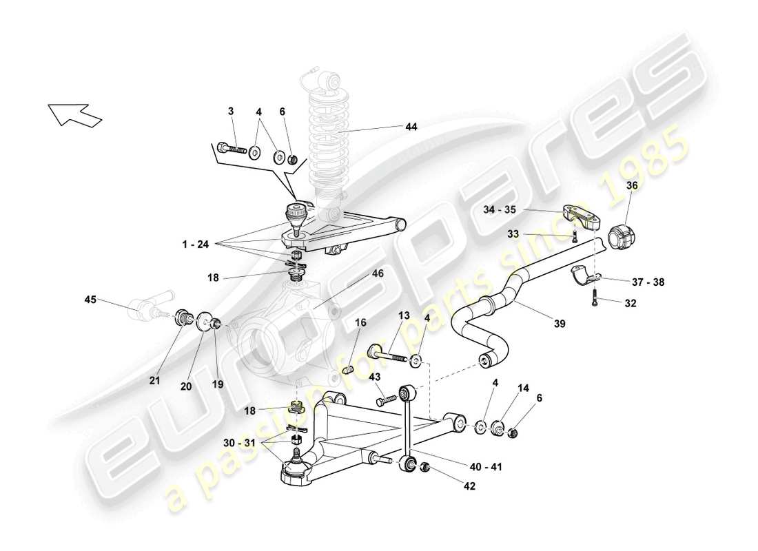 lamborghini lp670-4 sv (2010) wishbone part diagram