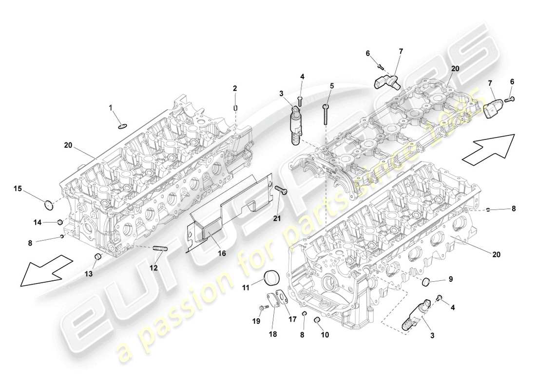 lamborghini lp560-4 spider (2009) impulse sender parts diagram