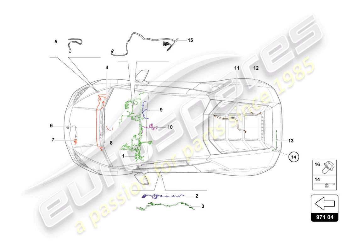 lamborghini sto (2022) wiring part diagram