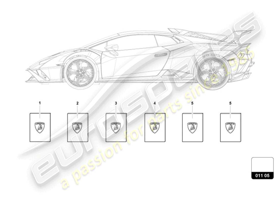 lamborghini sto (2024) vehicle wallet part diagram