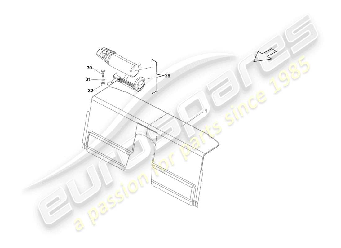 lamborghini lp550-2 coupe (2013) fire extinguishers parts diagram