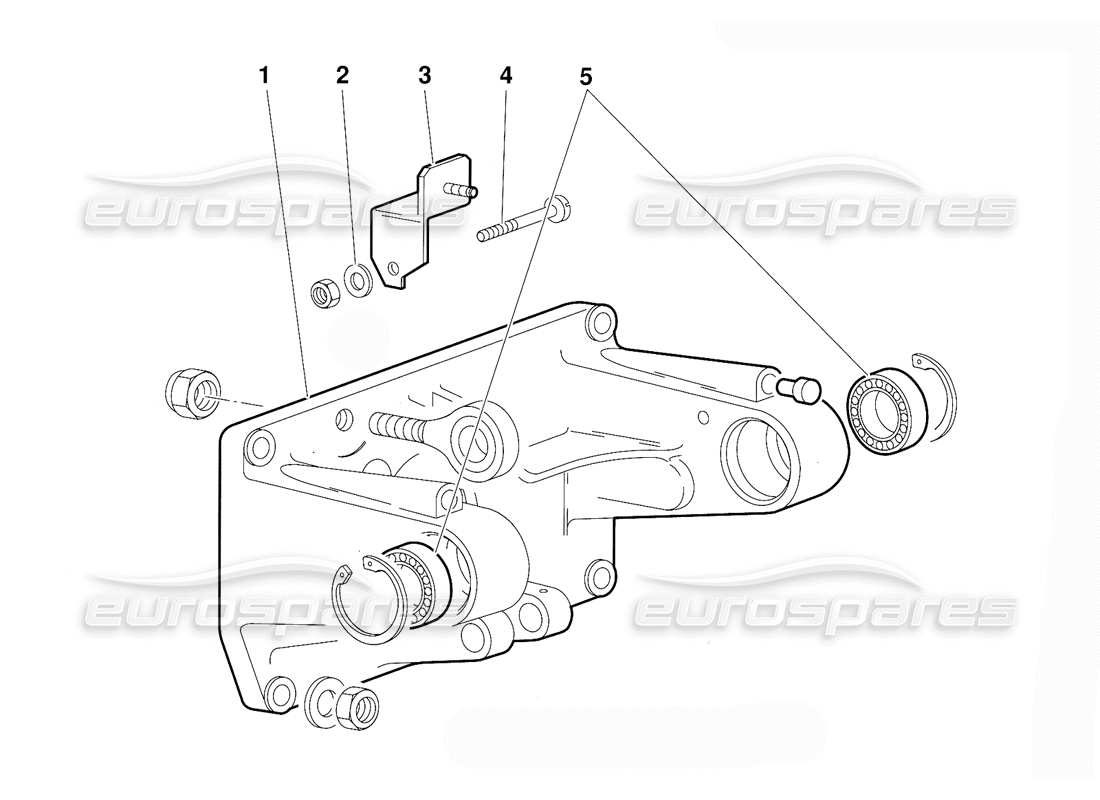 lamborghini diablo (1991) pedal mounting (valid for gb version - october 1991) part diagram