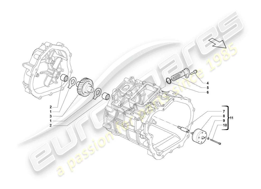 lamborghini lp560-4 spider (2009) oil pump parts diagram