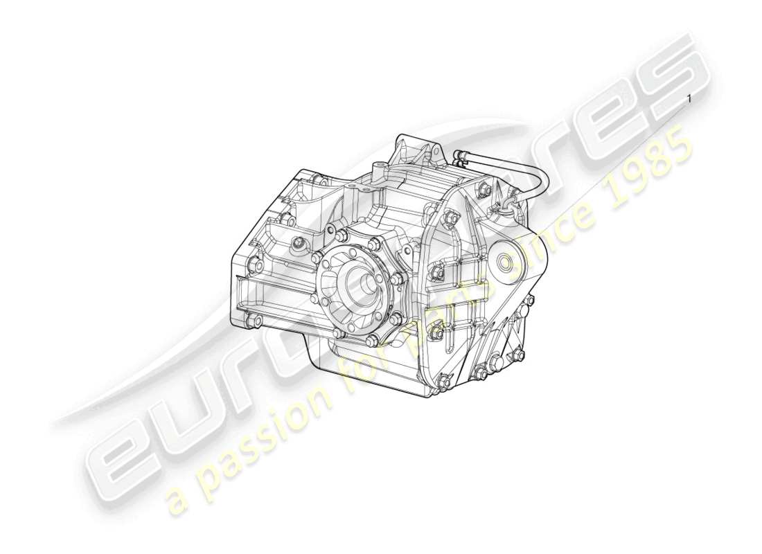 lamborghini lp640 roadster (2008) final drive, complete rear part diagram