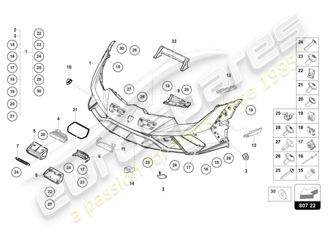 part diagram containing part number 4t0807152ay9b