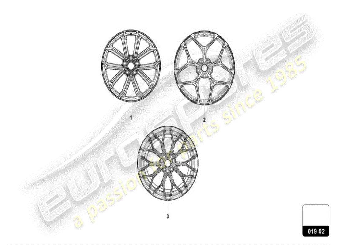 a part diagram from the lamborghini revuelto parts catalogue