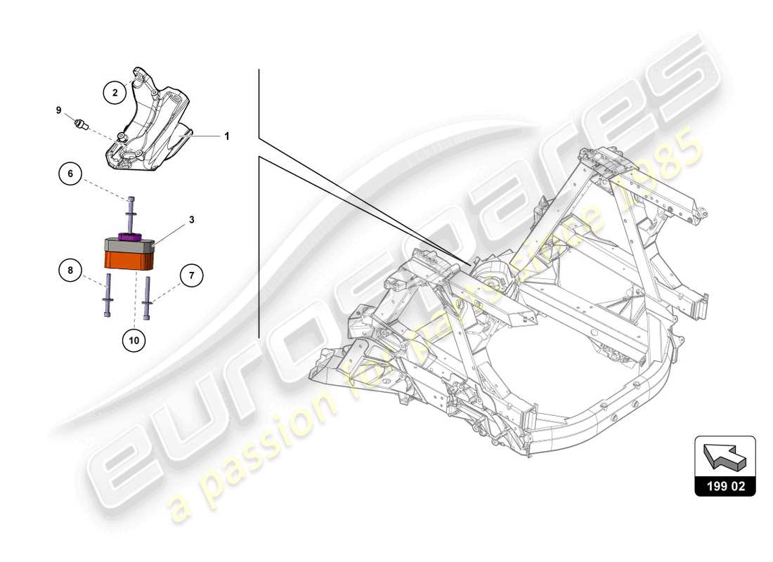 part diagram containing part number 4ta198998