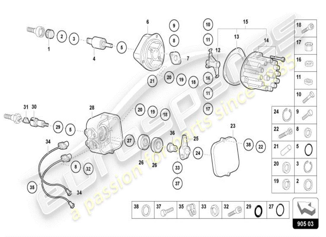 part diagram containing part number 001633864