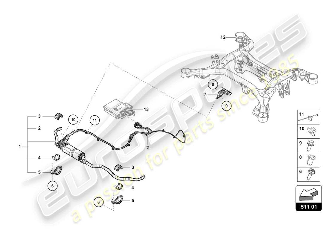 part diagram containing part number 4m0511023t