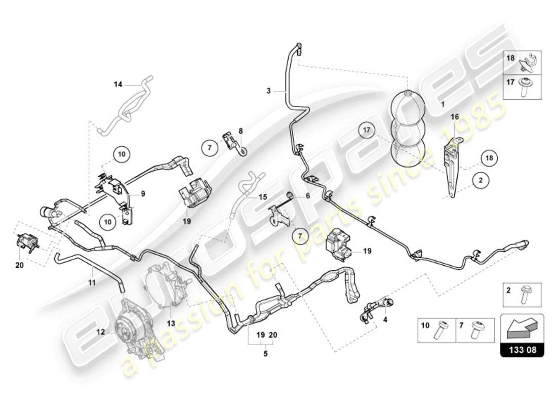 part diagram containing part number 8v0941749