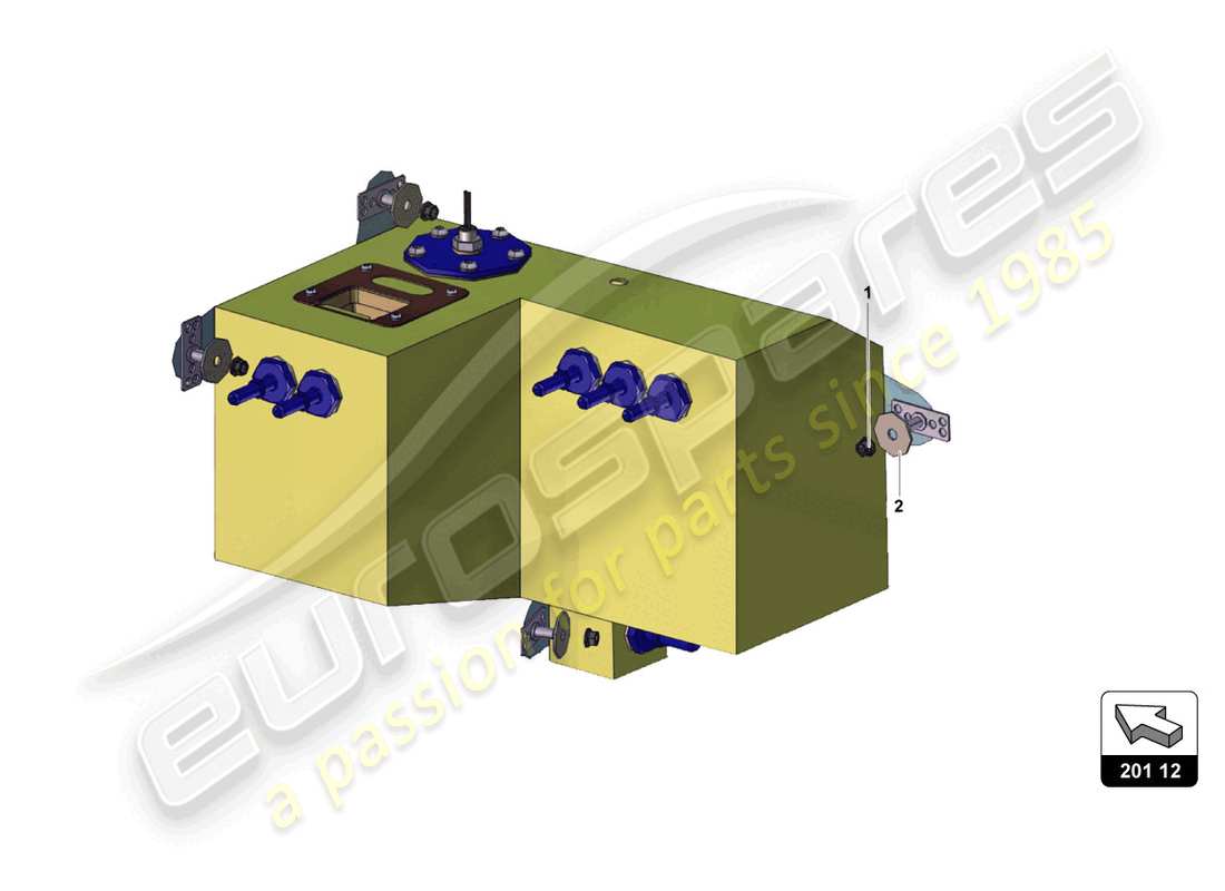 lamborghini super trofeo (2015) fuel system parts diagram