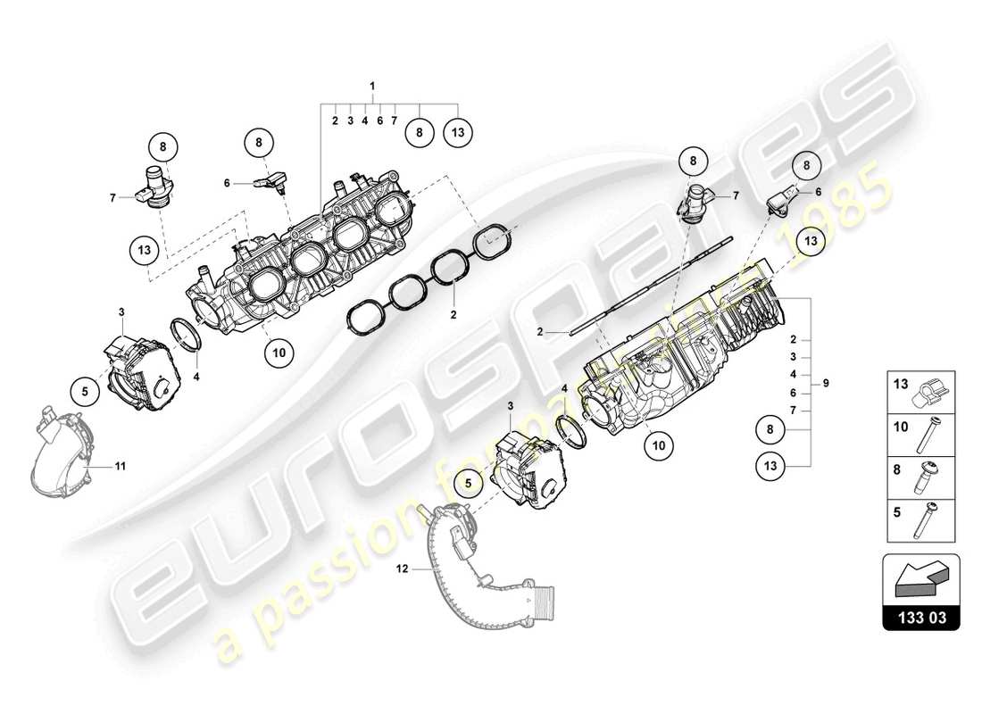 part diagram containing part number n10626101