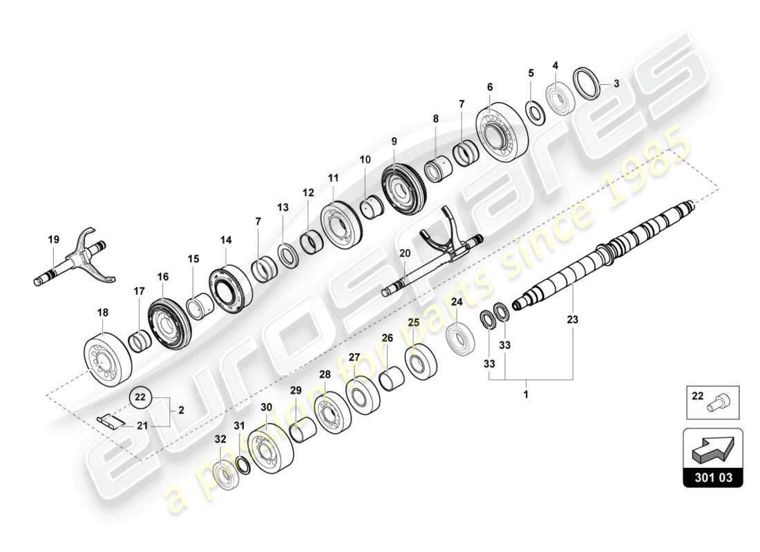 VIEW PARTS DIAGRAMS FROM THE LAMBORGHINI COUNTACH PARTS CATALOGUE a part diagram from the lamborghini countach parts catalogue