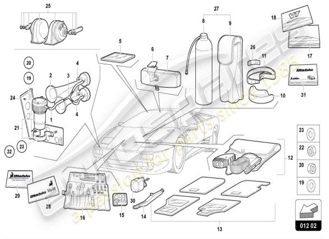 part diagram containing part number 004830512