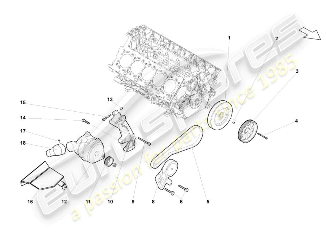 lamborghini gallardo coupe (2006) alternator parts diagram