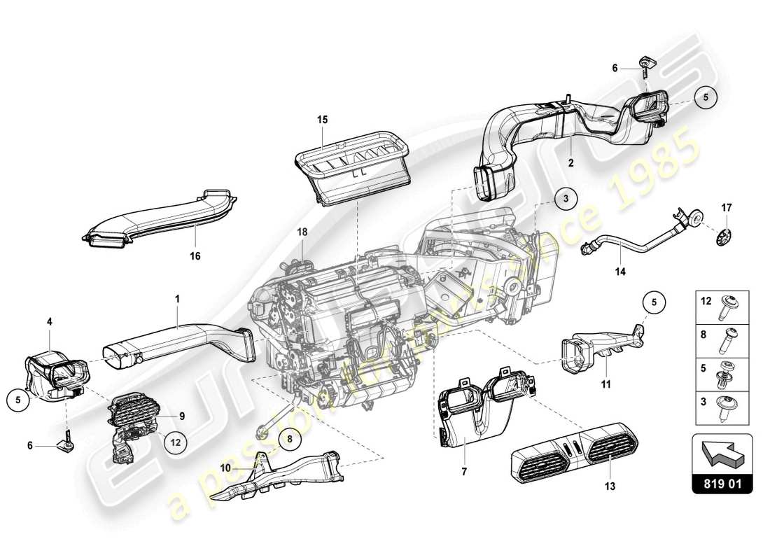 part diagram containing part number 4m8816311