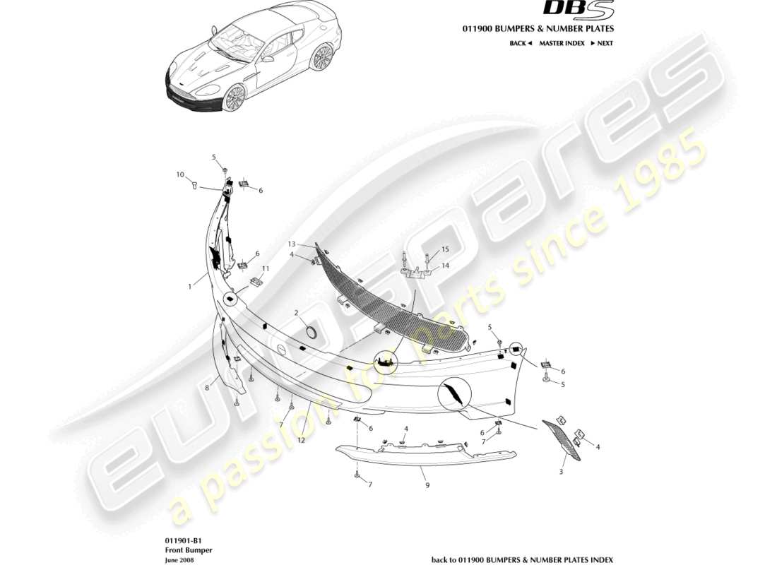 part diagram containing part number 6g33-fa0115-ab