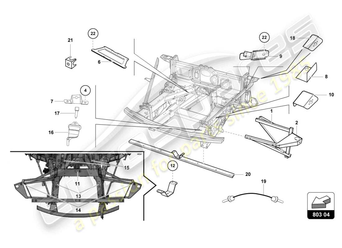 part diagram containing part number 4ta898043f